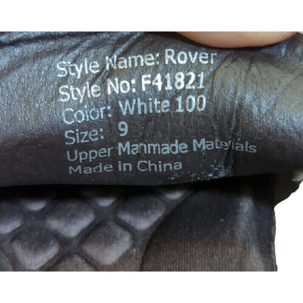 ✅Mens 9 FARANZI Rover White Fashion Driving Shoes Slip-on Moc-Toe Casual Loafers - Picture 4 of 10